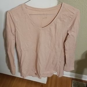 2/$10 Nude Pink Long Sleeve Shirt